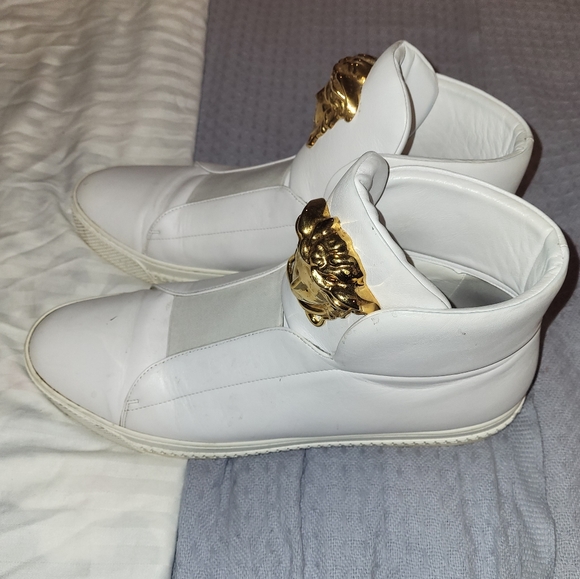 MENS VERSACE SHOES SIZE 12 - Picture 2 of 5